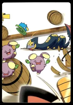 Pikachu Adventure Card 029 Zukan Carddass Pokemon Japanese ~ MP - Image 2