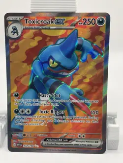 Pokemon Toxicroak ex Ultra Rare 232/198 SV01 Scarlet & Violet Holo Card 2023 - Image 1