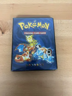 1999 WOTC Pokemon Card TCG Original Blue 4Pocket Album Binder Charizard - Image 3