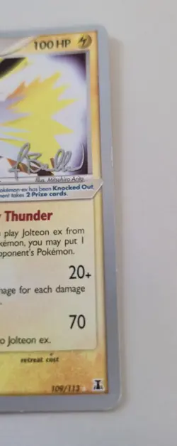 Jolteon ex 109/113 WORLD CHAMPIONSHIP 2006 (Jimmy Ballard) Pokemon Card - Image 5