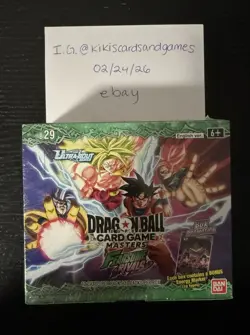 Dragon Ball Super Card Game Masters Fearsome Rivals B29 Booster Box SEALED - Image 1