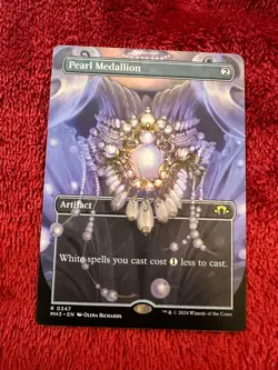 [Borderless,Non-Foil] Emerald, Pearl, & Sapphire Medallion (MH3) [NM x3] - Image 1