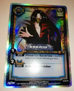 Yu Yu Hakusho TCG Ghost Files ST40/176 Karasu 1st Edition Foil Card 2003 176 - Image 4