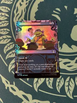 Donatello’s Technique Showcase Foil Teenage Mutant Ninja Turtles TMNT TMT MTG - Image 1