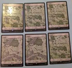MTG Plains - Lord of the Rings Lot Of (6) Magic The Gathering -1 Foil -0273/0272 - Image 1