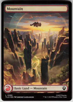 MTG Mountain () Foil NM Avatar: The Last Airbender Magic 290 - Image 1