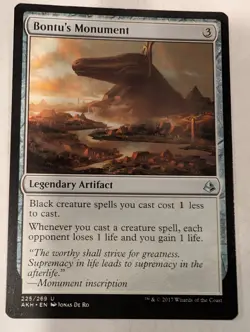 Bontu's Monument - Amonkhet - Magic the Gathering MTG Nice! - Image 1