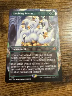 MTG Magic The Gathering Wilds of Eldraine SHOWCASE ANIME Doubling Season - Image 1