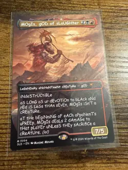 MTG Magic The Gathering SECRET LAIR SLD MOgIs gOD of sLaUGHTER SHOWCASE - Image 1