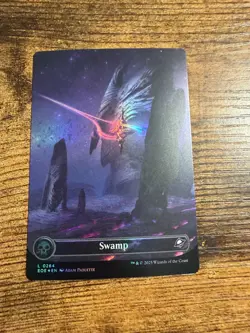 MTG Magic The Gathering Edge of Eternities FOIL SWAMP - Image 1