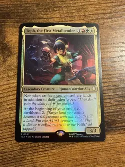 MTG Magic The Gathering Avatar Toph the First Metalbender FOIL - Image 1