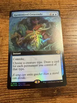 MTG Lorwyn Eclipsed Harmonized Crescendo Extended Art FOIL PROMO - Image 1