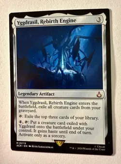 MTG Yggdrasil, Rebirth Engine 78 Mythic Assassin's Creed ACR - Image 1