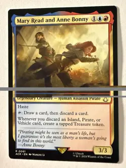 Mary Read and Anne Bonny #61 (NM) Assassin's Creed ACR Magic MTG - Image 1
