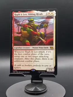 MTG TMNT R Raph & Leo, Sibling Rivals #0166 - Image 1