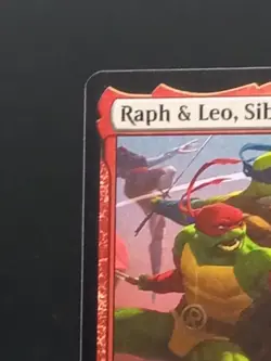 MTG TMNT R Raph & Leo, Sibling Rivals #0166 - Image 2