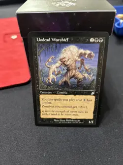 Vintage MTG Magic the Gathering Undead Warchief Scourge #78 LP - Image 1