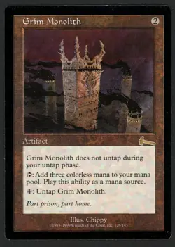 ***Grim Monolith*** MTG Urza's Legacy Magic Kid Icarus - Image 1