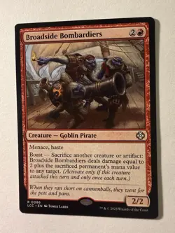 MTG Broadside Bombardiers The Lost Caverns of Ixalan Commander 86 R NM - Image 1