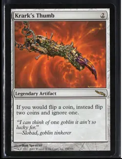 Krark's Thumb - Magic the Gathering - Mirrodin - Image 1