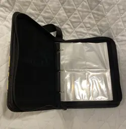 Pokemon Pickachu Lightning Bolt Card Binder Double Sided Holds 400+ /60 Sleeves - Image 2