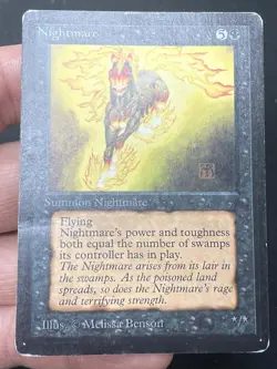 ***Beta Nightmare (Ring Ding)*** MTG Beta Magic Kid Icarus - Image 3