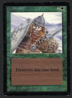 ***Beta Ice Storm*** MTG Beta Magic Kid Icarus - Image 1