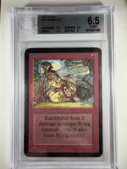 MTG Earthbind Alpha BGS 6.5 (8.5,6.5,6.5,8) - Image 1