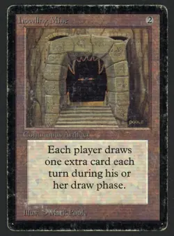 ***Beta Howling Mine*** MTG Beta Magic Kid Icarus - Image 1