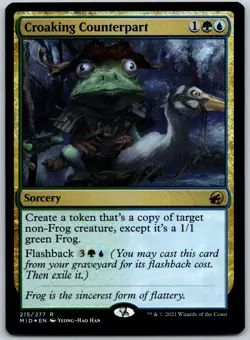 Croaking Counterpart Foil R Innistrad: Midnight Hunt 215 NM - Image 1