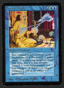 ***Beta Control Magic (Edge Wear)*** MTG Beta Magic Kid Icarus - Image 1