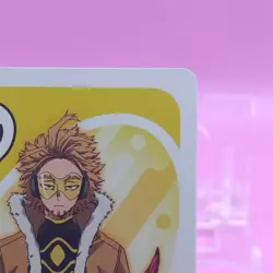 Hawks/ My Hero Academia Card Game UNO Japanese Toei Anime Rare YE a - Image 4