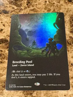 BREEDING POOL Magic Gathering MTG Edge of Eternities Foil Borderless - Image 1