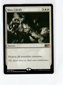 Mass Calcify​ core set 2015 m15 mtg magic the gathering - Image 1