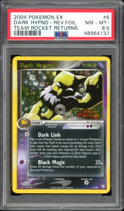 Dark Hypno Reverse Holo 6/109 Ex Team Rocket Returns PSA 8.5 Pokemon Card - Image 1