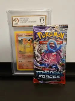 Pokemon Graded Card + Booster Pack - Amazing Gift - Free Tracked Postage - Image 2