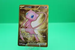 Pokemon Mew EX Gold Metal Card NM 205/165 Scarlet & Violet 151 Series - Image 1