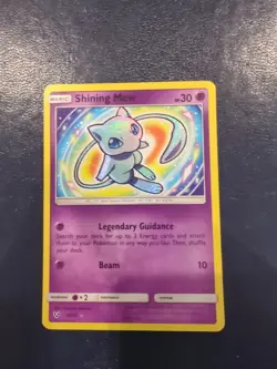 Pokemon TCG Shining Mew Shining Legends Holo Card 40/73 - Image 1
