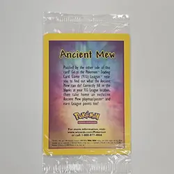 Pokemon Ancient Mew Promo Holo Sealed Card Wizards of the Coast 2000 - Image 1