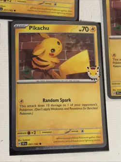 Pikachu 051 /162 Stamped 2026 Pokemon Day 30 Promo Lot Of 5 Cards Plus Coins - Image 5