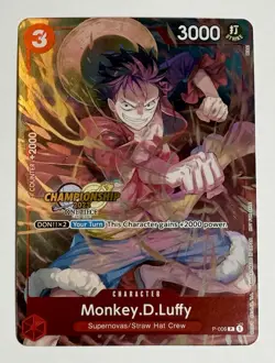 2023 One Piece - Monkey D. Luffy CS Celebration Pack Gold Stamp Card English 006 - Image 1