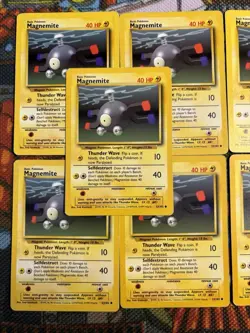 Magnemite 53/102 Base Set Pokemon Card (x8) Vintage - Set Of 8 💎🔥 - Image 3