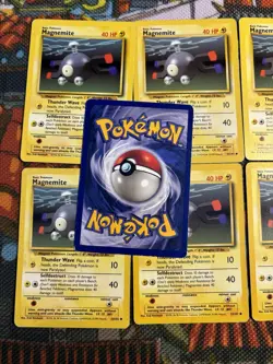 Magnemite 53/102 Base Set Pokemon Card (x8) Vintage - Set Of 8 💎🔥 - Image 4
