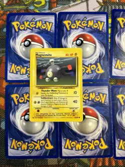 Magnemite 53/102 Base Set Pokemon Card (x8) Vintage - Set Of 8 💎🔥 - Image 5