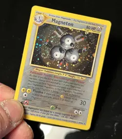 Magneton - 10/64 - Pokemon Neo Revelation Unlimited Holo Rare Card WOTC LP/MP 🌀 - Image 1