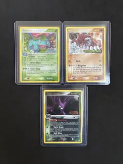 Dark Crobat 3/109 Groudon 14/106 Venusaur 28/100 Reverse Holo Card Lot - Image 1