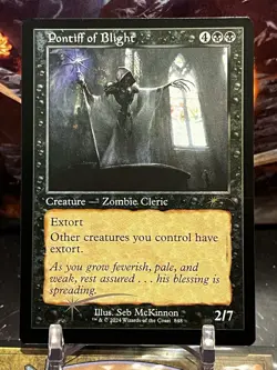 MTG | Pontiff of Blight (Retro Frame) ✨FOIL✨ [Secret Lair] - Image 1