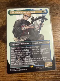 MTG Magic The Gathering Final Fantasy The Wandering Minstrel SHOWCASE - Image 1