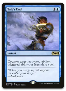 Tale's End #77 (NM) Core Set 2020 M20 Magic MTG - Image 1
