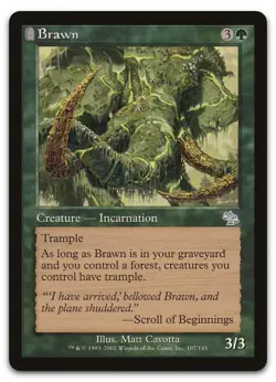 Brawn #107 (NM) Judgment JUD Magic MTG - Image 1